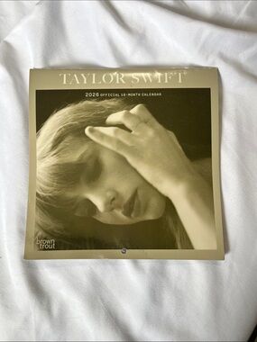 Taylor Swift Gold-Tone Photo Wall Calendar